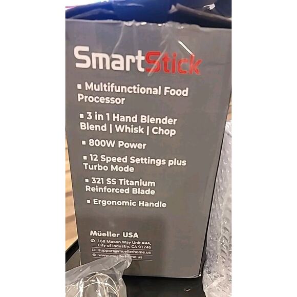 Mueller Smart Stick Food Processor 800W 12 Speed MU-HB-10- Blend, Whisk, Chop - Picture 4 of 7